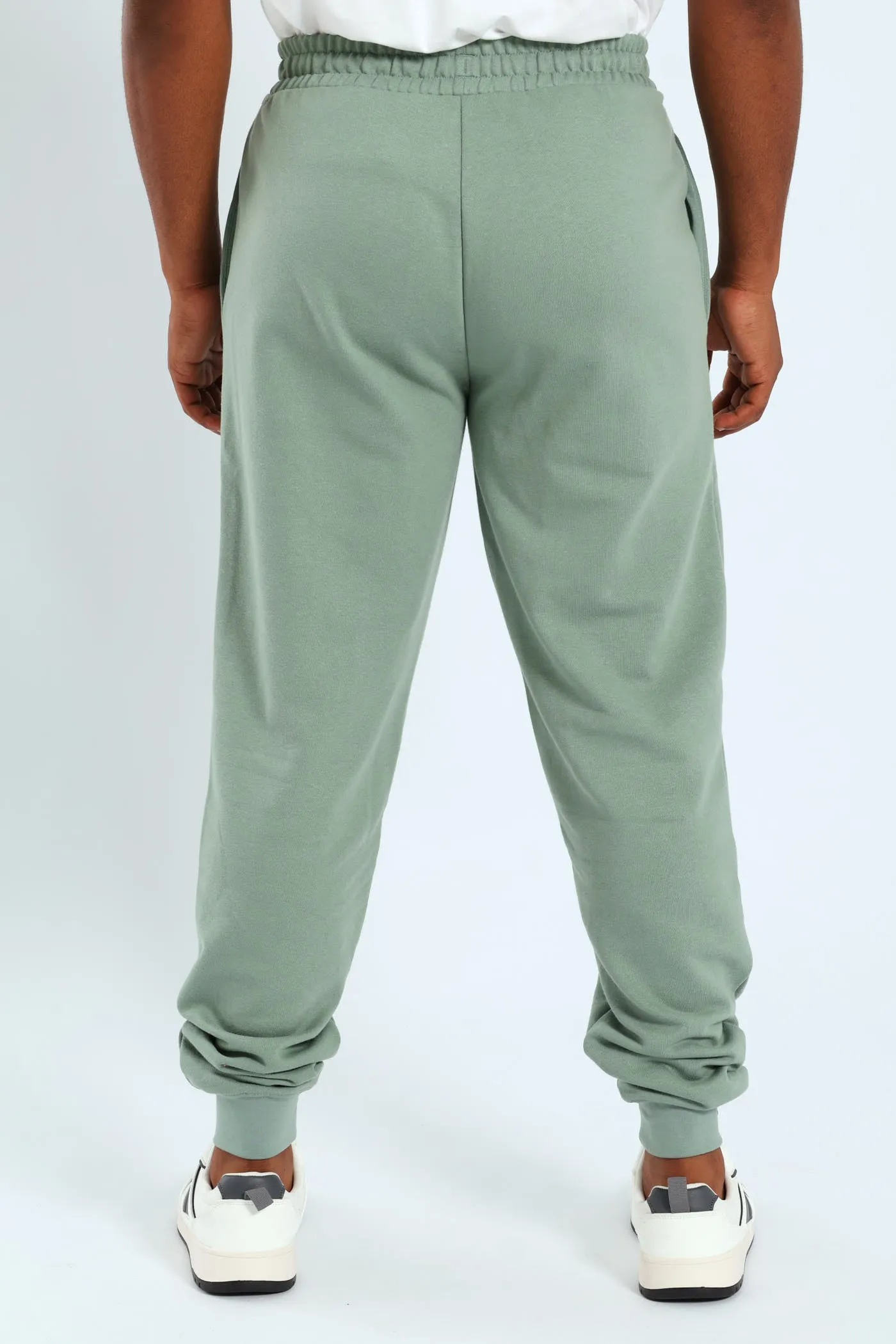 Essential 2 Colour No.1 Logo Sweatpants - Sage sold by Edgars product image thumbnail 4