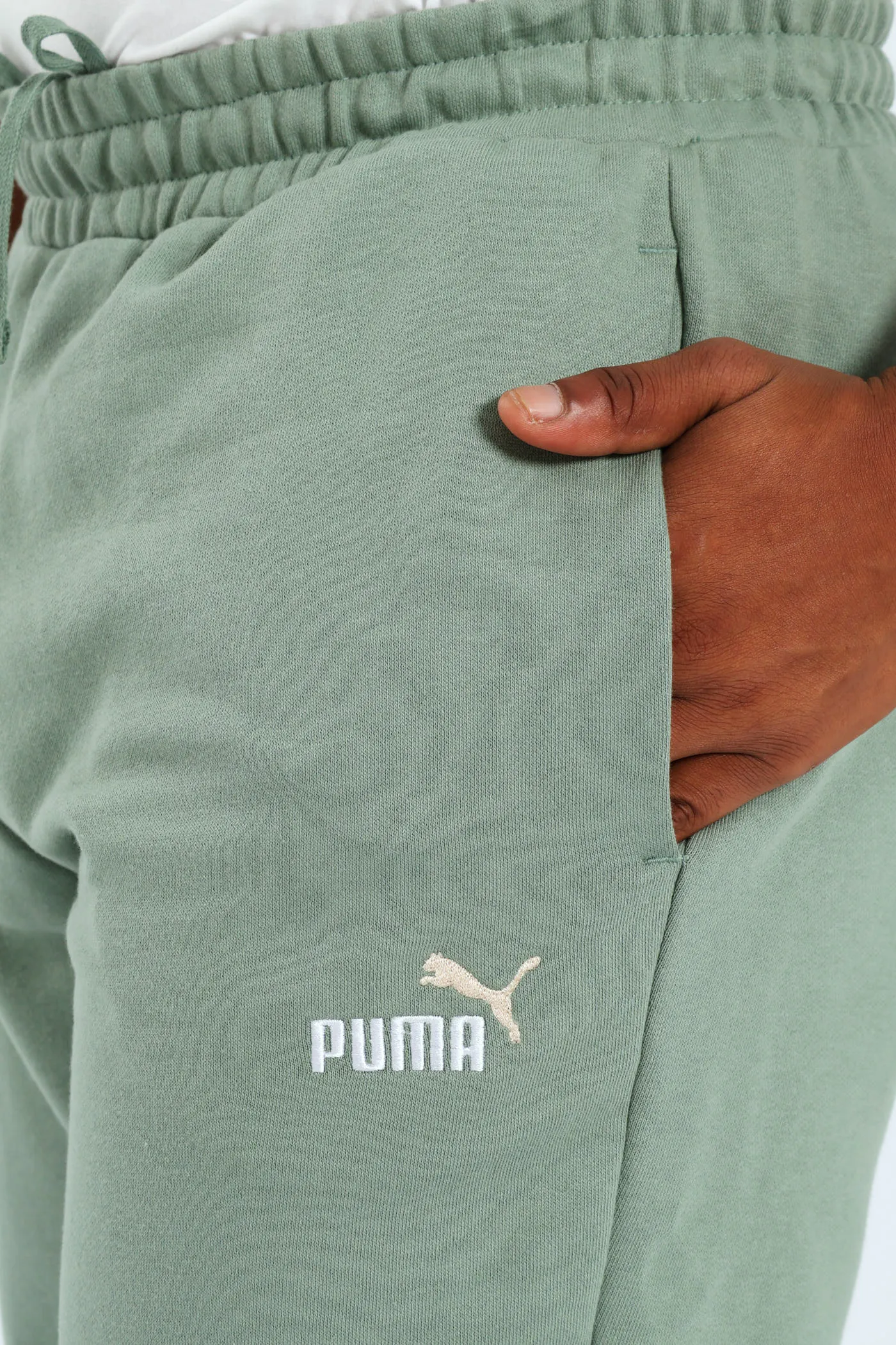 Essential 2 Colour No.1 Logo Sweatpants - Sage sold by Edgars product image thumbnail 2