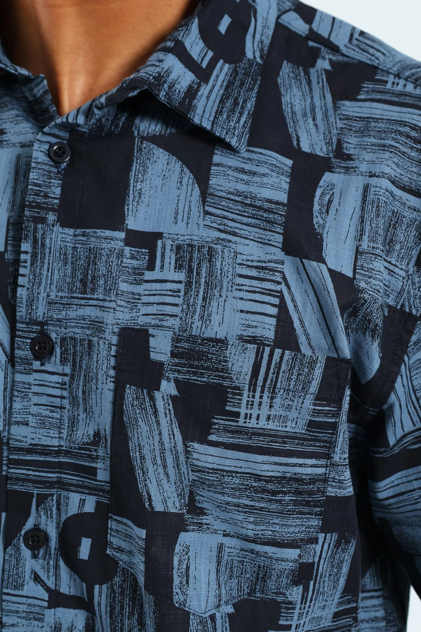 Abstract Shape Shirt - Navy sold by Edgars product image thumbnail 2
