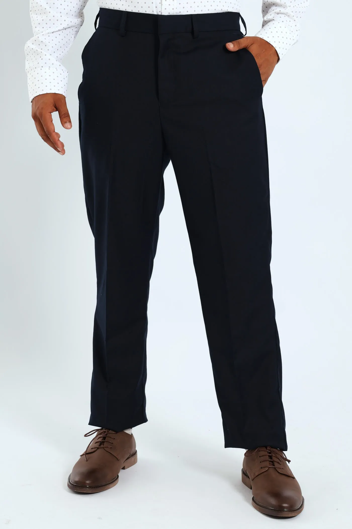 Basic Smart Trouser - Navy sold by Edgars