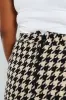 Houndstooth Pencil Skirt - Black/Beige sold by Edgars