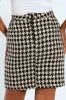 Houndstooth Pencil Skirt - Black/Beige sold by Edgars