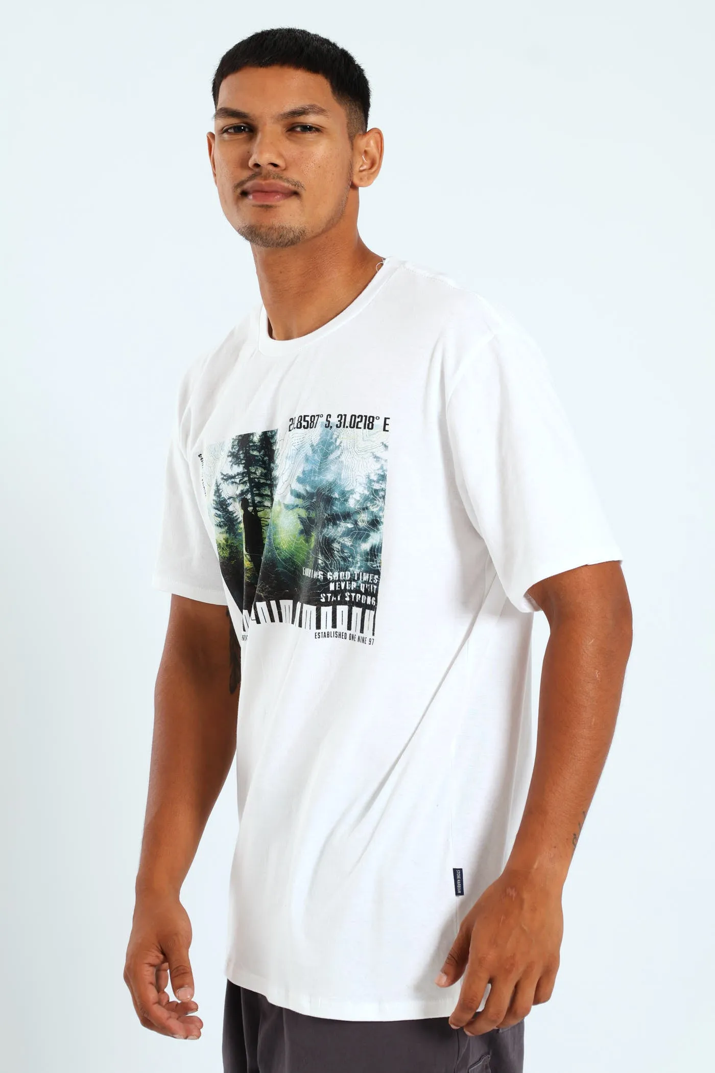 Woodlands Photo Print Tee - White sold by Edgars product image thumbnail 3