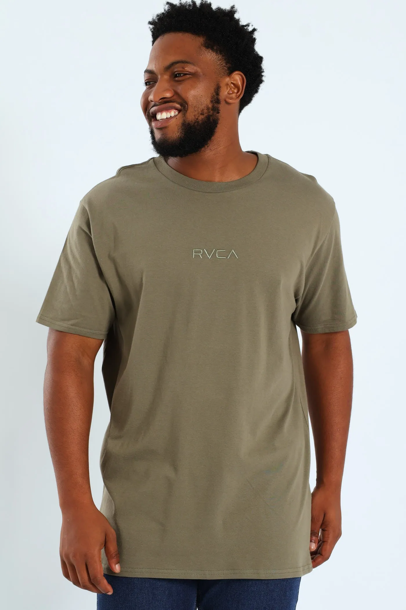 Short Sleeve Branded Tee - Olive sold by Edgars