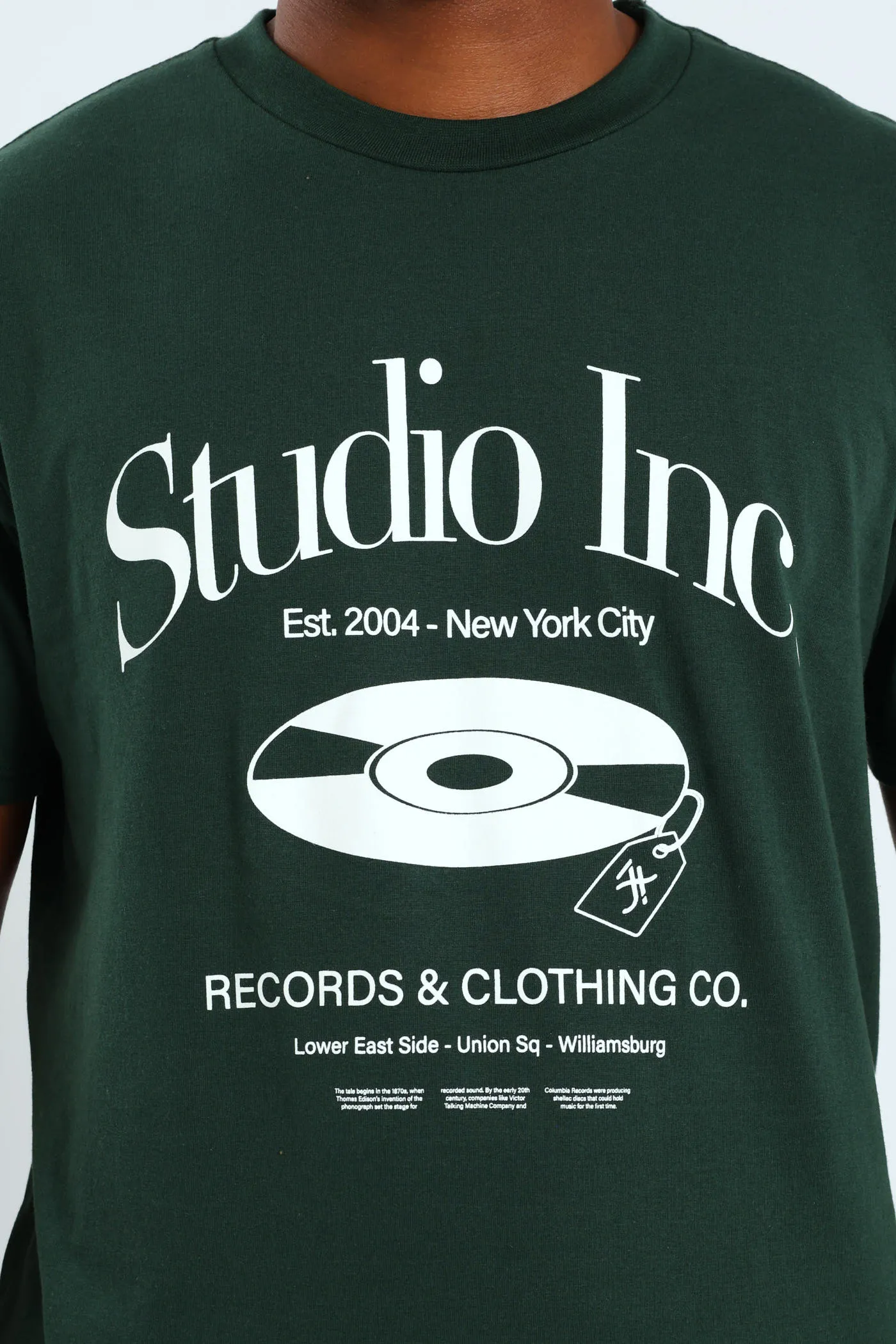 Music CD Front Print Tee - Green sold by Edgars product image thumbnail 4