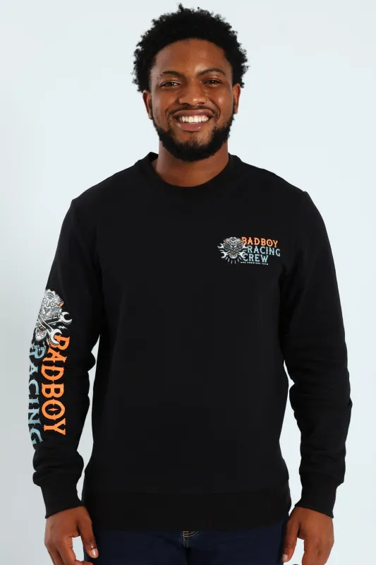 Tiger Racing Crew Top - Black sold by Edgars