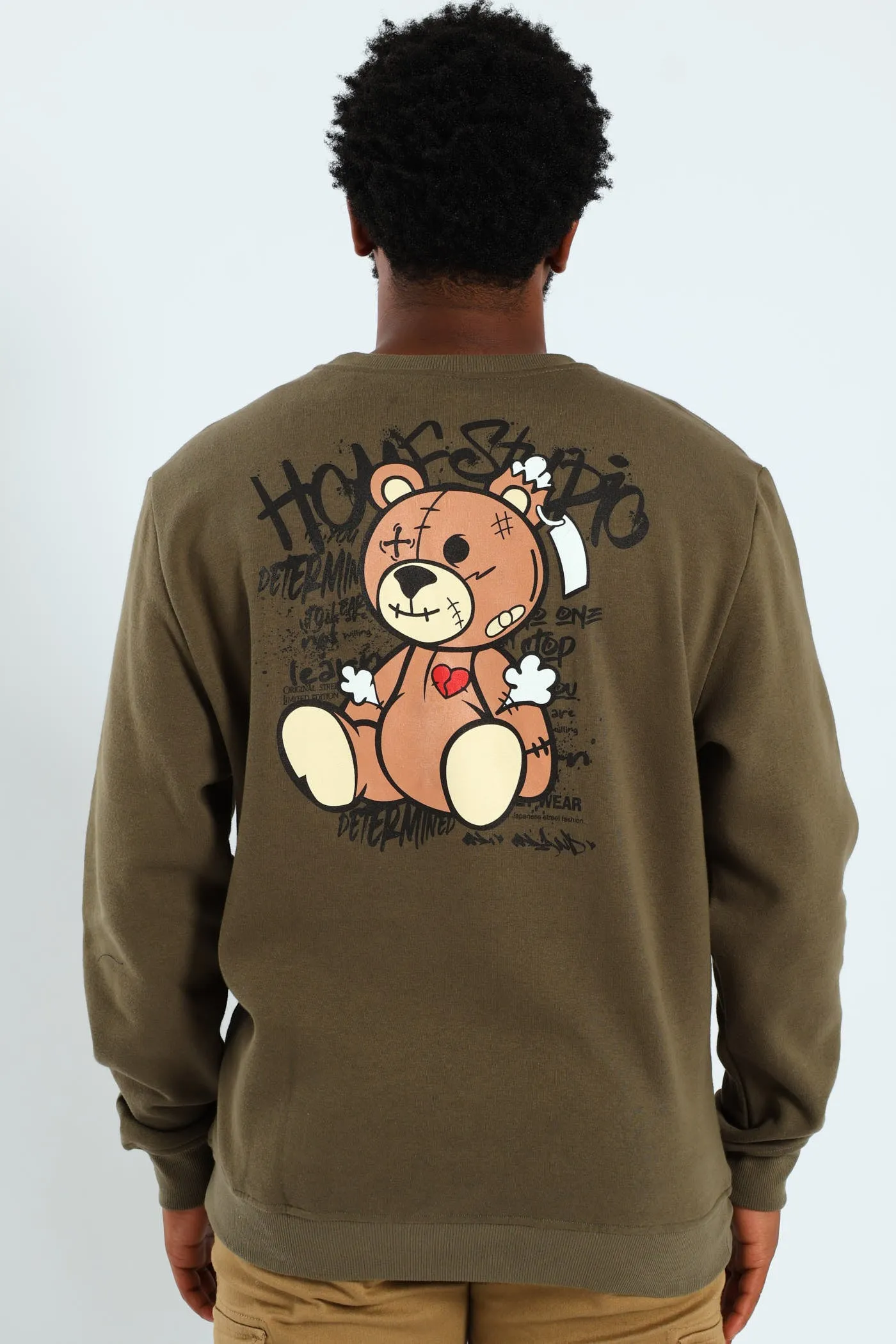 Teddy Front & Back Fleece Top - Fatigue sold by Edgars product image thumbnail 2