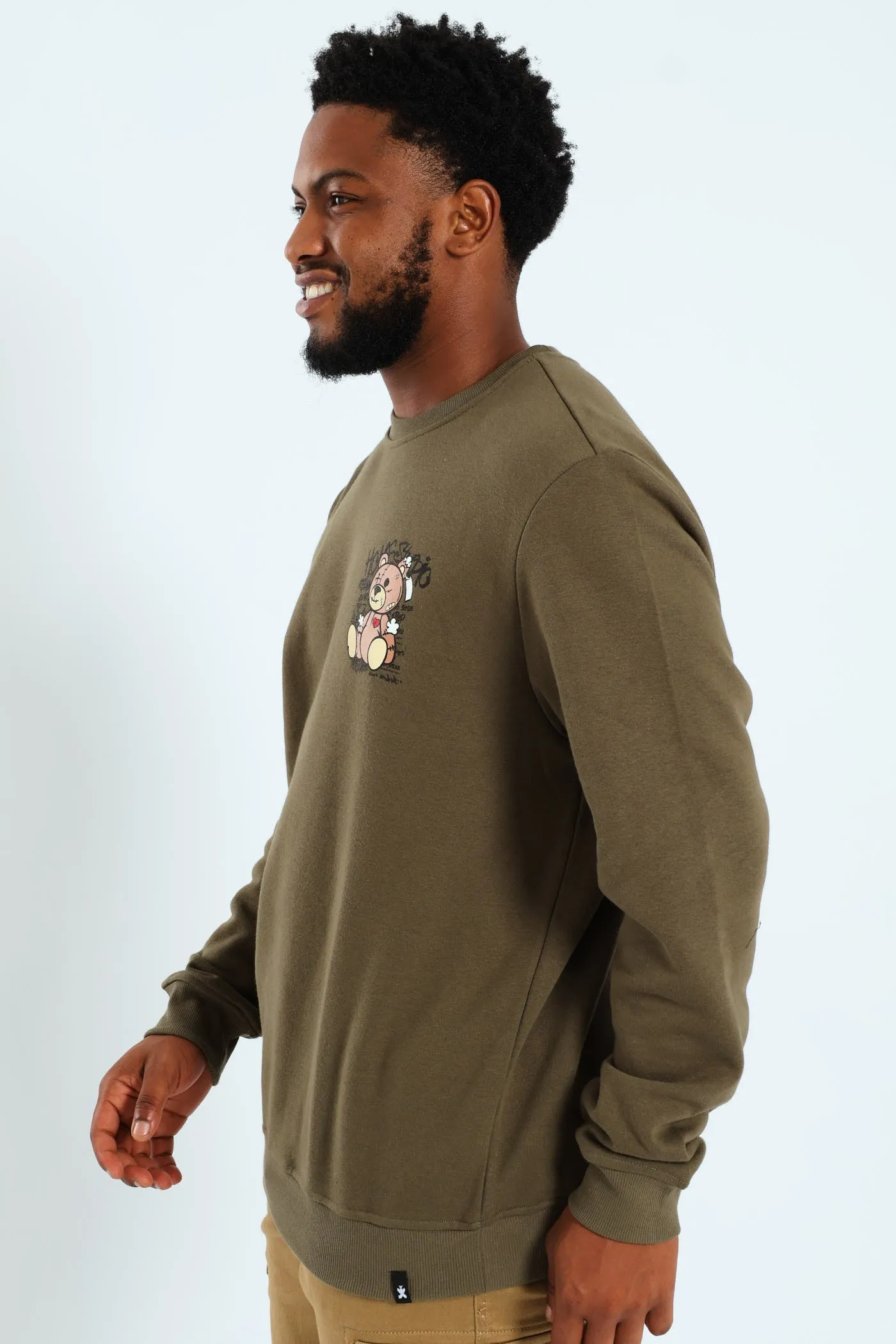 Teddy Front & Back Fleece Top - Fatigue sold by Edgars product image thumbnail 3