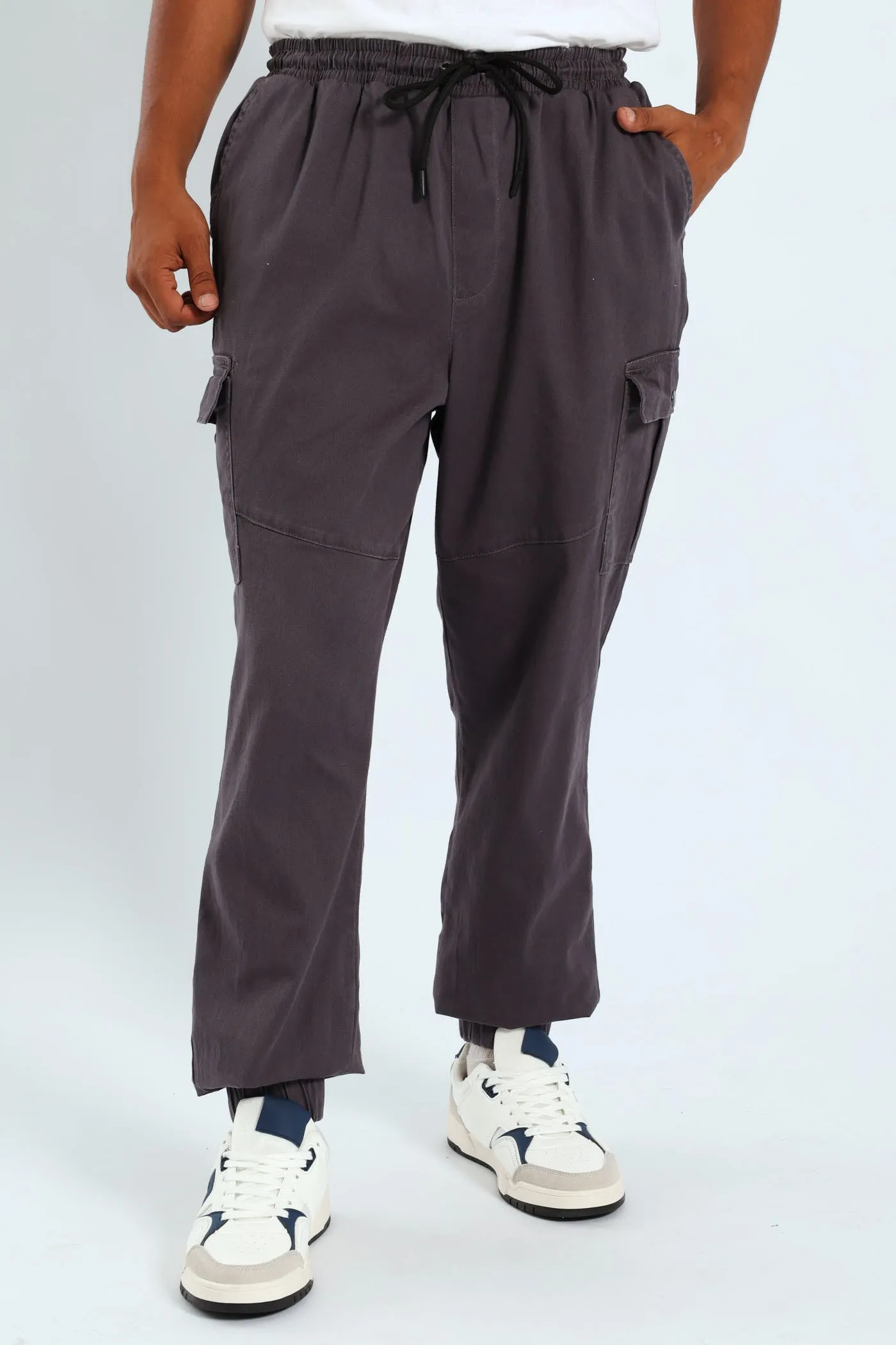 Cargo Pocket Jogger - Grey sold by Edgars