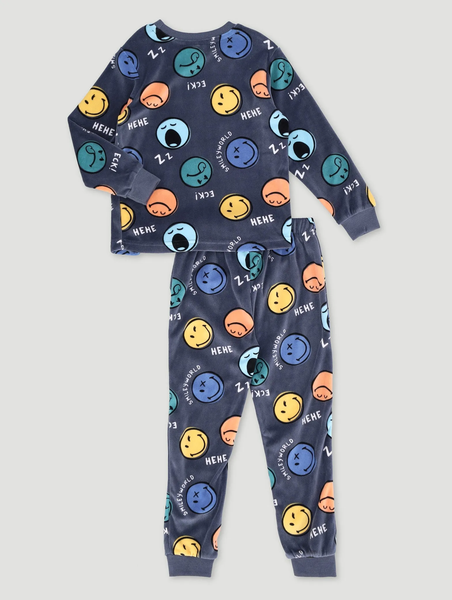 Pre-Boys Smiley Print Sleep Set - Dark Blue sold by Edgars product image thumbnail 2
