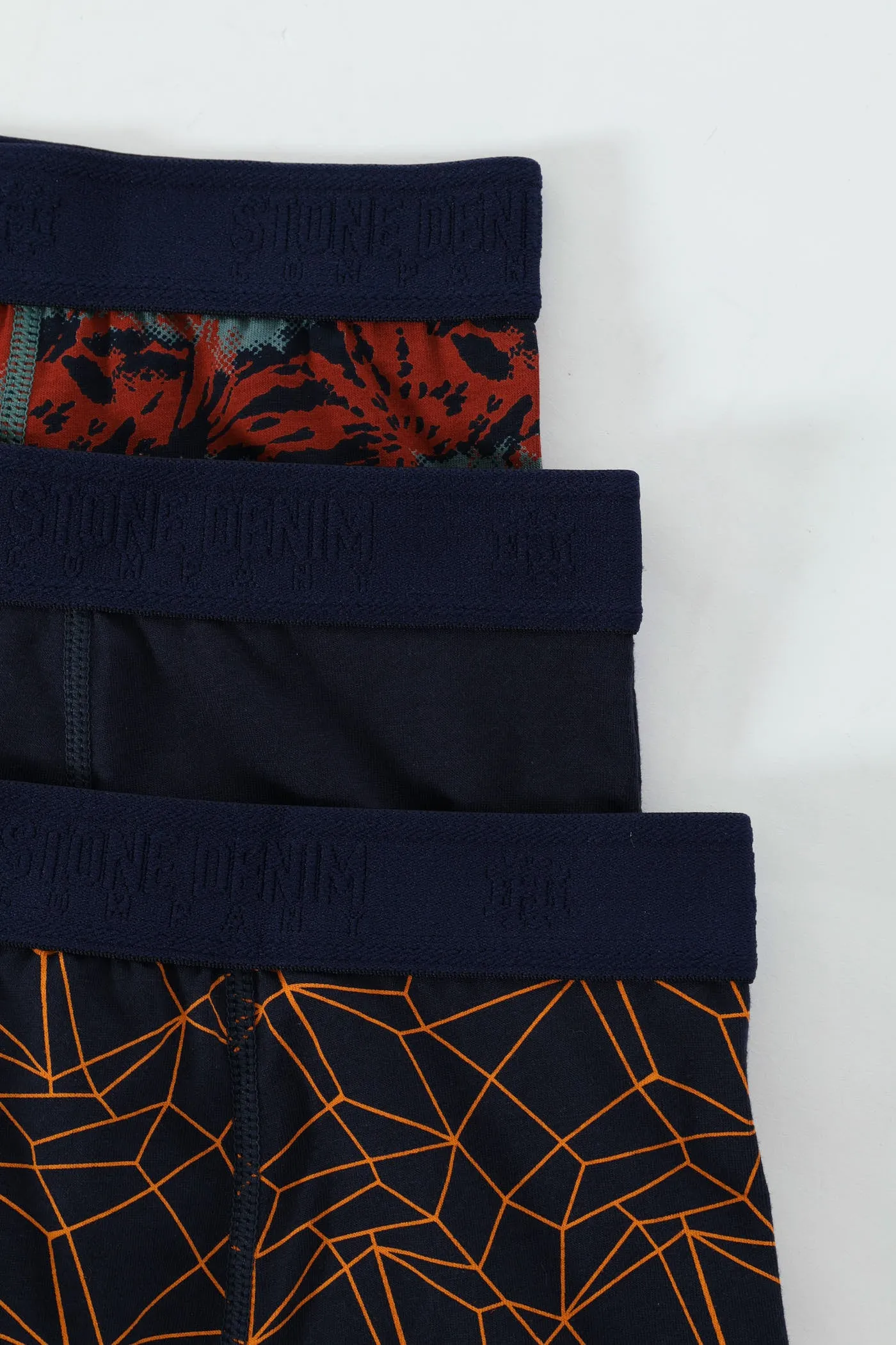 3 Pack Hi Fashion Trunks - Navy sold by Edgars product image thumbnail 3