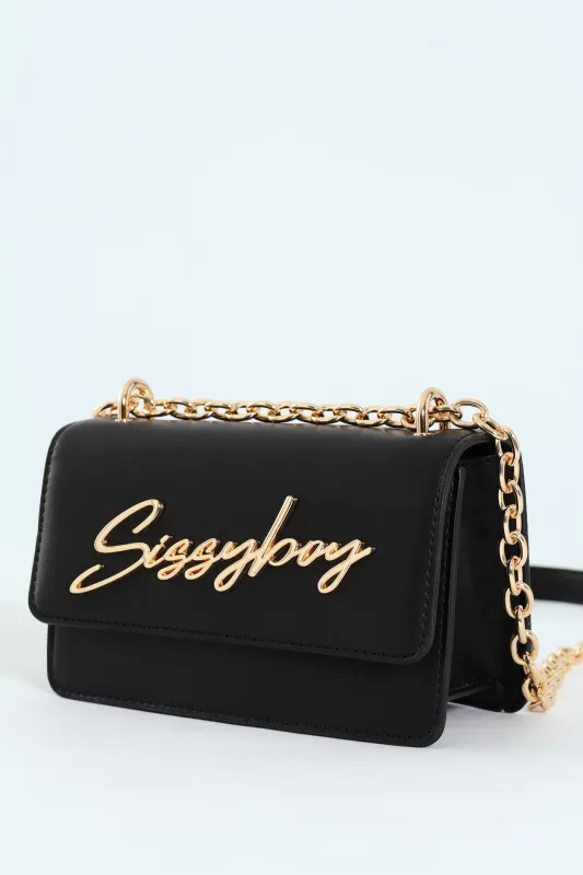 Structured Crossbody Bag - Black sold by Edgars 