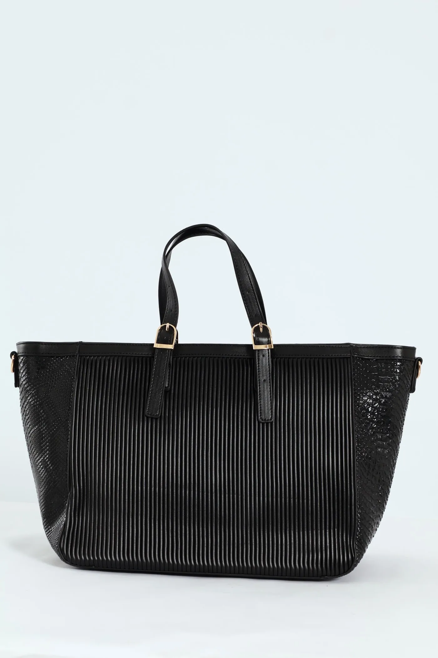 Handbag With Front Chain - Black sold by Edgars product image thumbnail 3