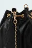 Bucket Bag With Front Chain - Black sold by Edgars