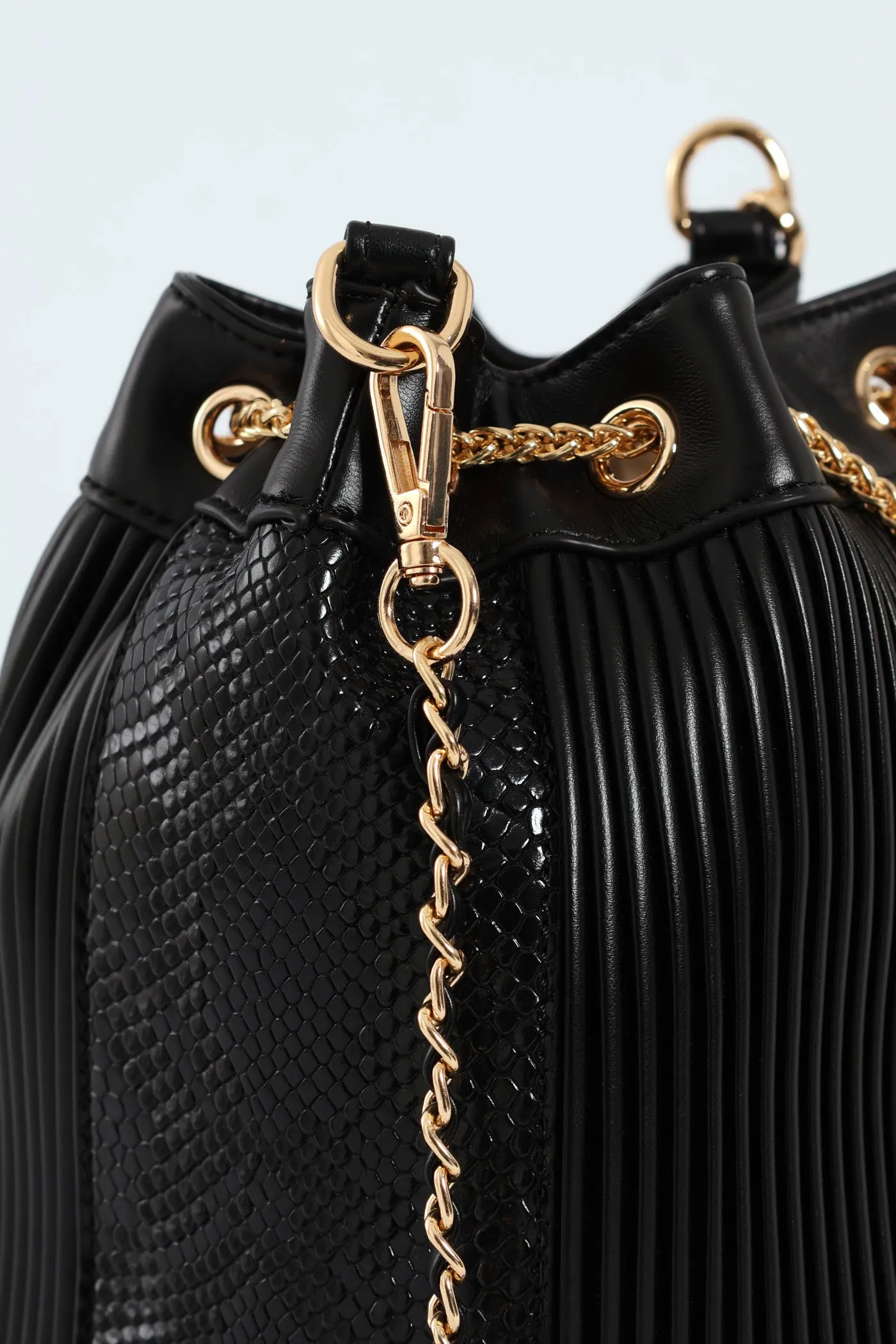 Bucket Bag With Front Chain - Black sold by Edgars product image thumbnail 5