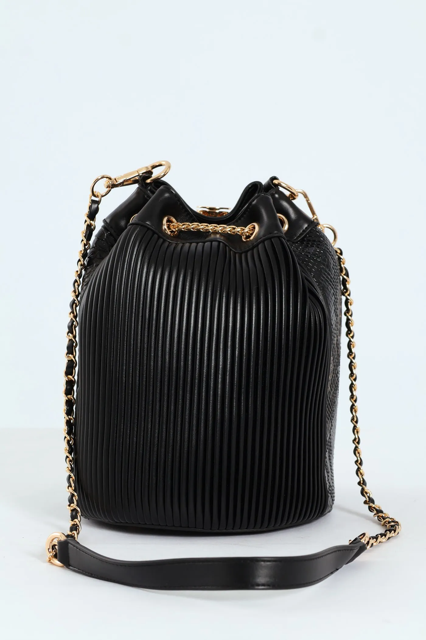Bucket Bag With Front Chain - Black sold by Edgars product image thumbnail 3