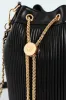 Bucket Bag With Front Chain - Black sold by Edgars