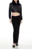Cropped Bomber Jacket - Black sold by Edgars
