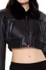 Cropped Bomber Jacket - Black sold by Edgars