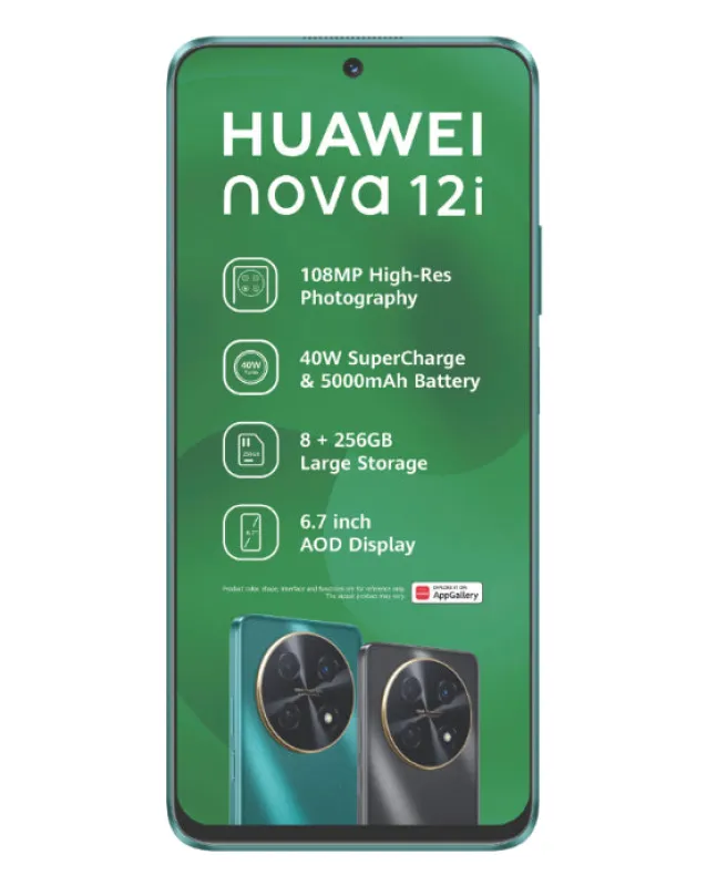 Nova 12i Green Cellphone sold by Edgars