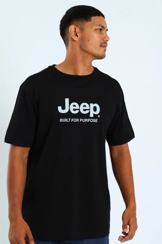 Iconic Letter Collection Tee - Black sold by Edgars