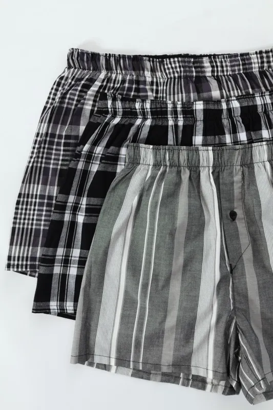 3 Pack Value Boxers - Black sold by Edgars 