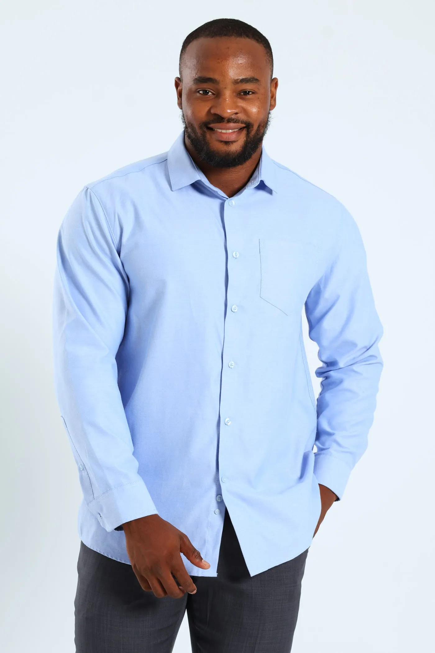 Oxford Shirt - Light Blue sold by Edgars product image thumbnail 2