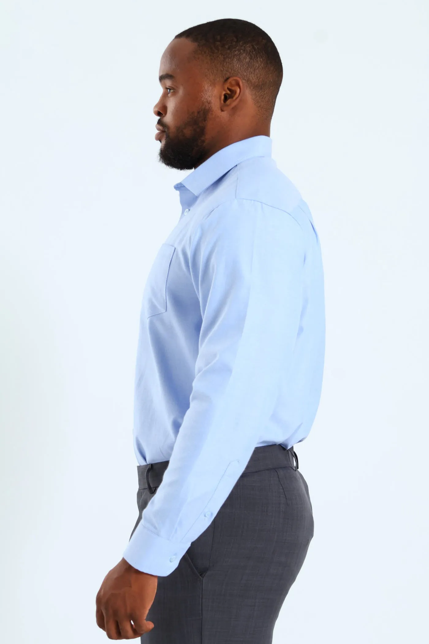 Oxford Shirt - Light Blue sold by Edgars product image thumbnail 3