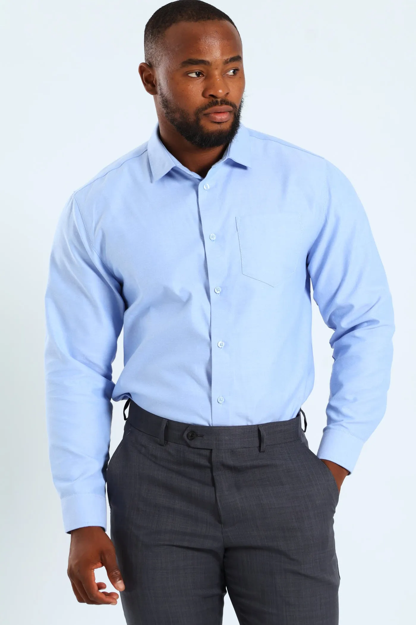 Oxford Shirt - Light Blue sold by Edgars