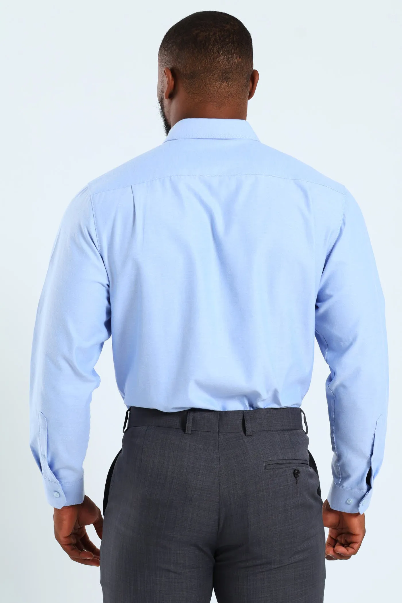 Oxford Shirt - Light Blue sold by Edgars product image thumbnail 4