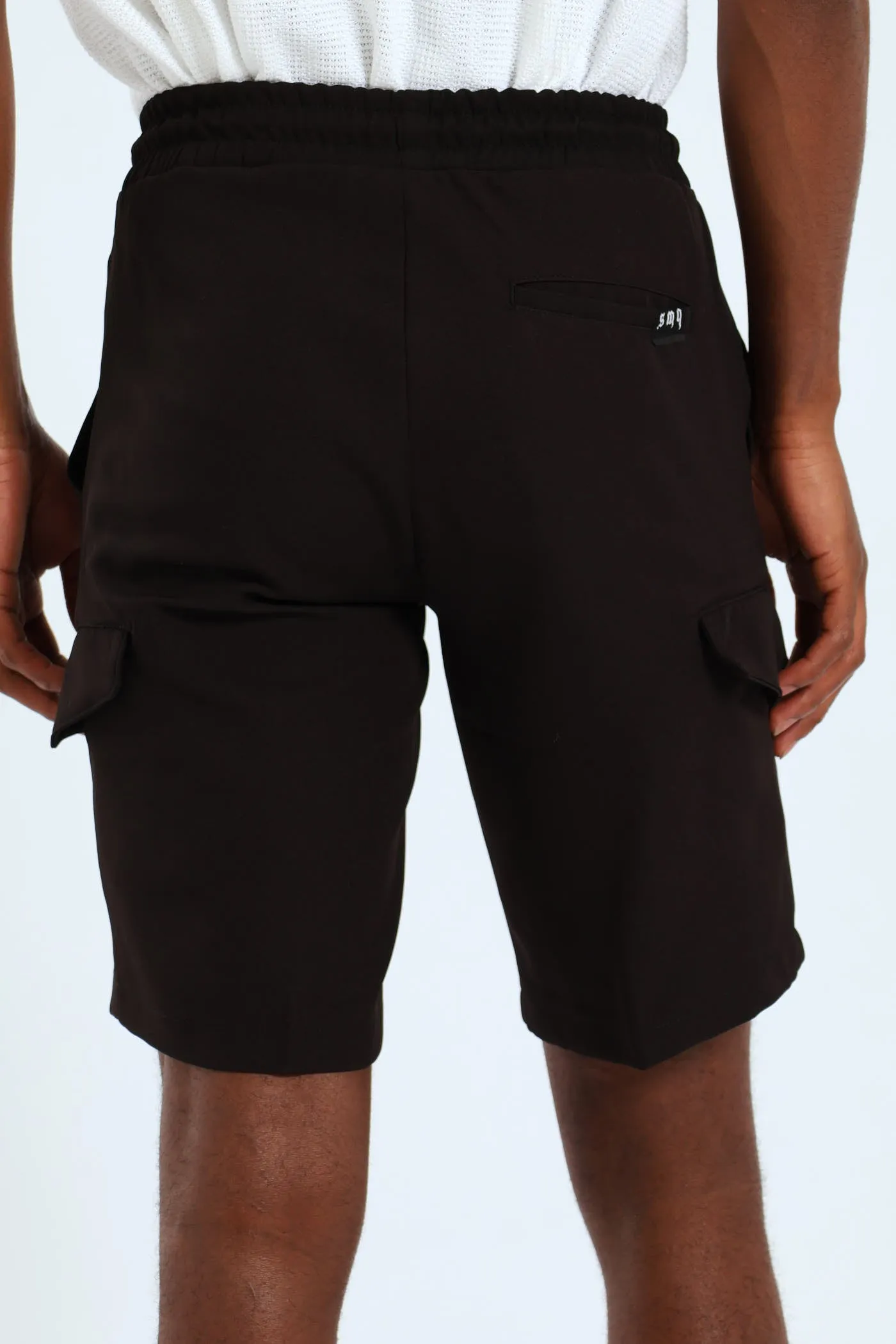 Cargo Pintuck Woven Scuba Shorts - Black sold by Edgars product image thumbnail 2