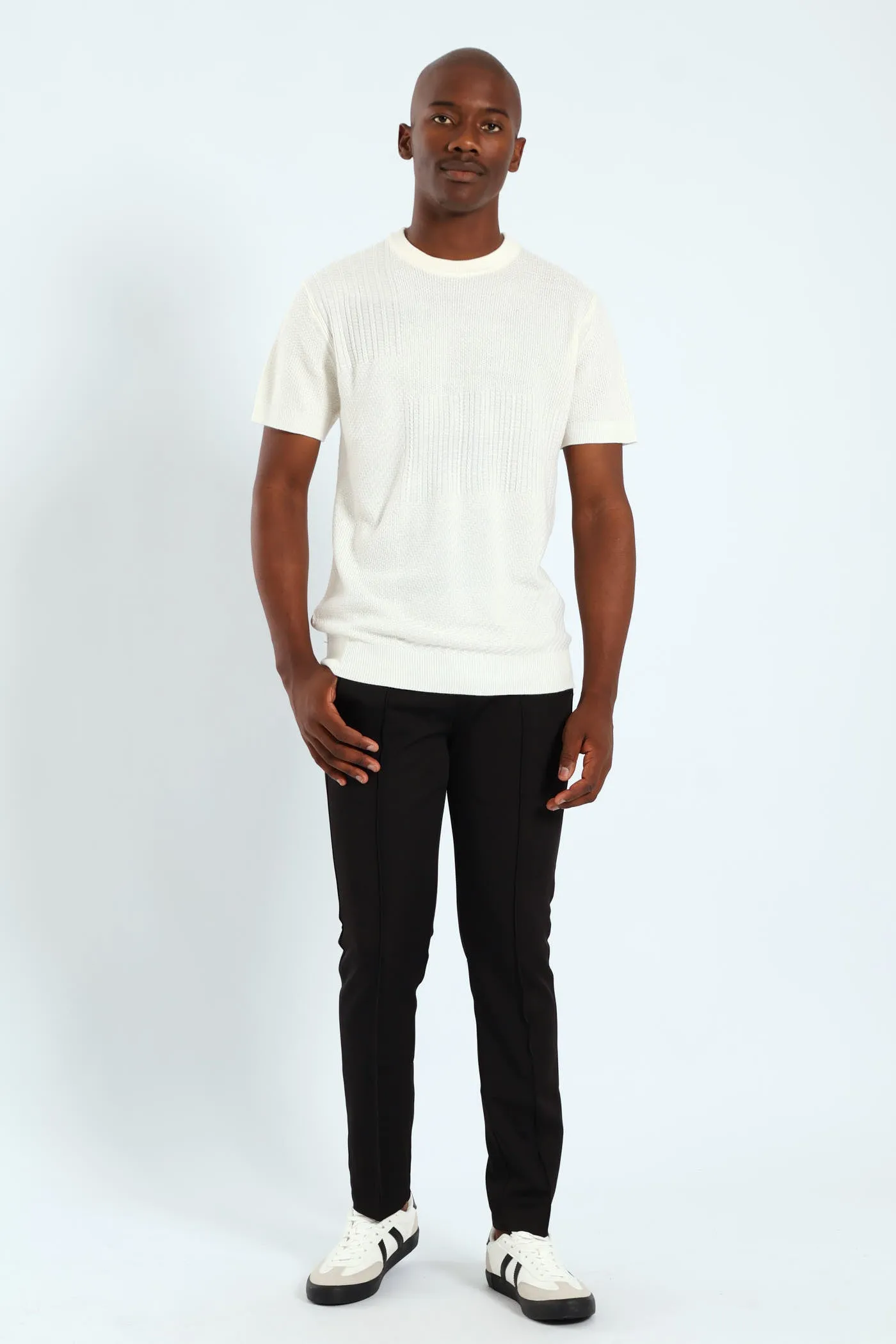 Knit Patch Tee - Cream sold by Edgars product image thumbnail 2