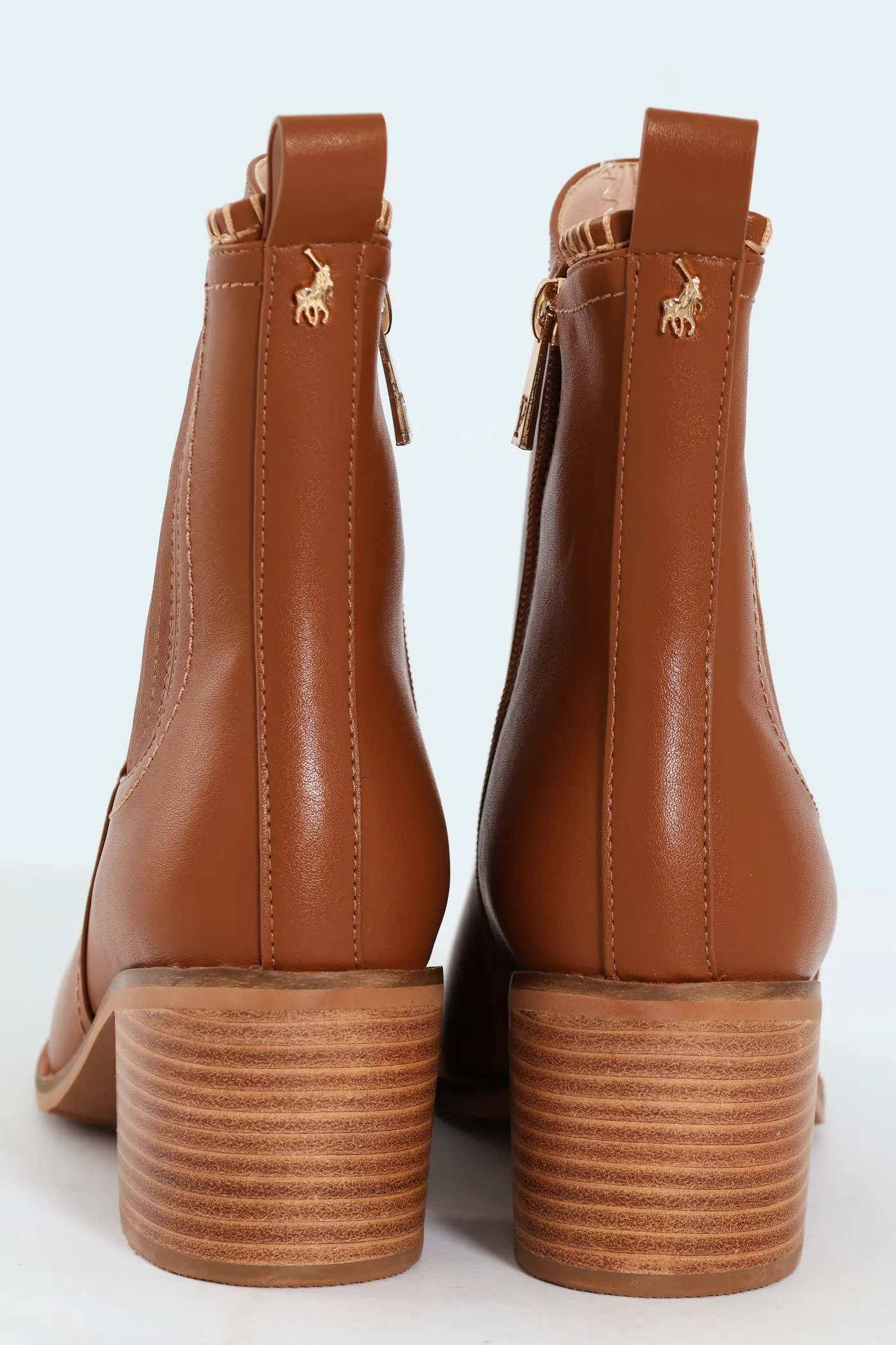 Block Heel Side Gusset Chelsea Boot - Brown sold by Edgars product image thumbnail 2