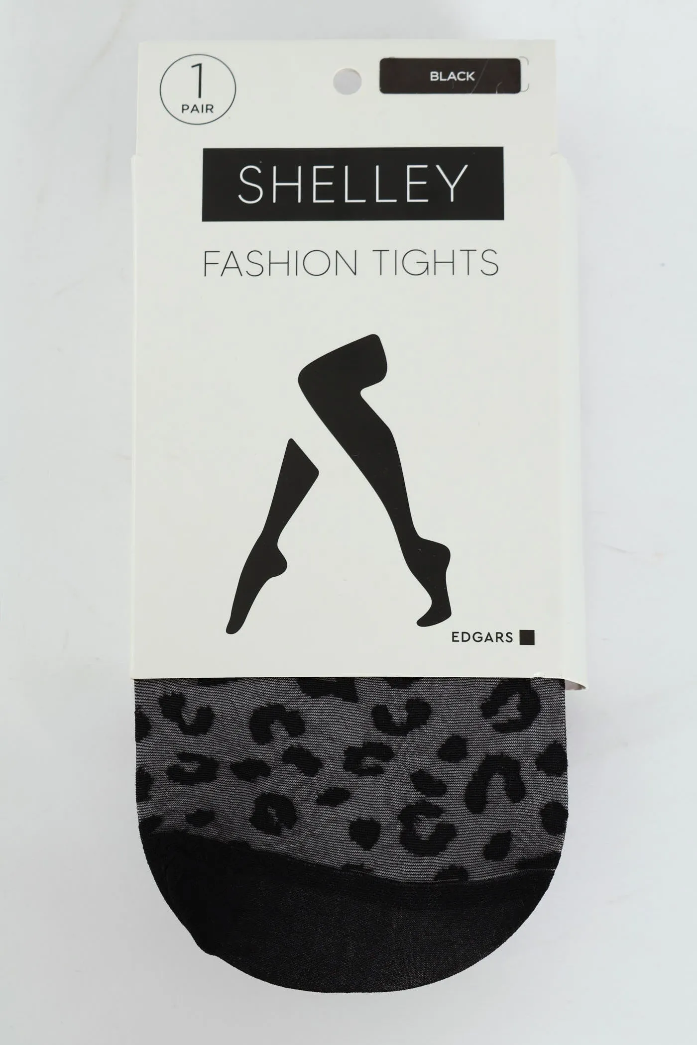 Animal Print Stocking - Black sold by Edgars