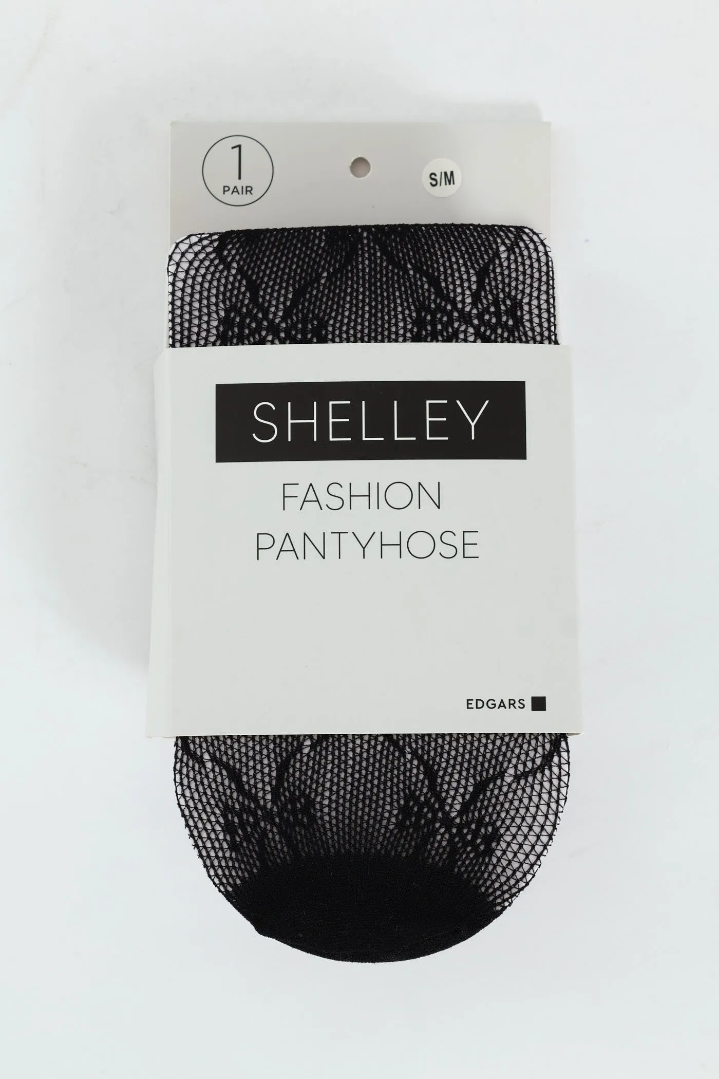 Bow Design Fishnet Stocking - Black sold by Edgars