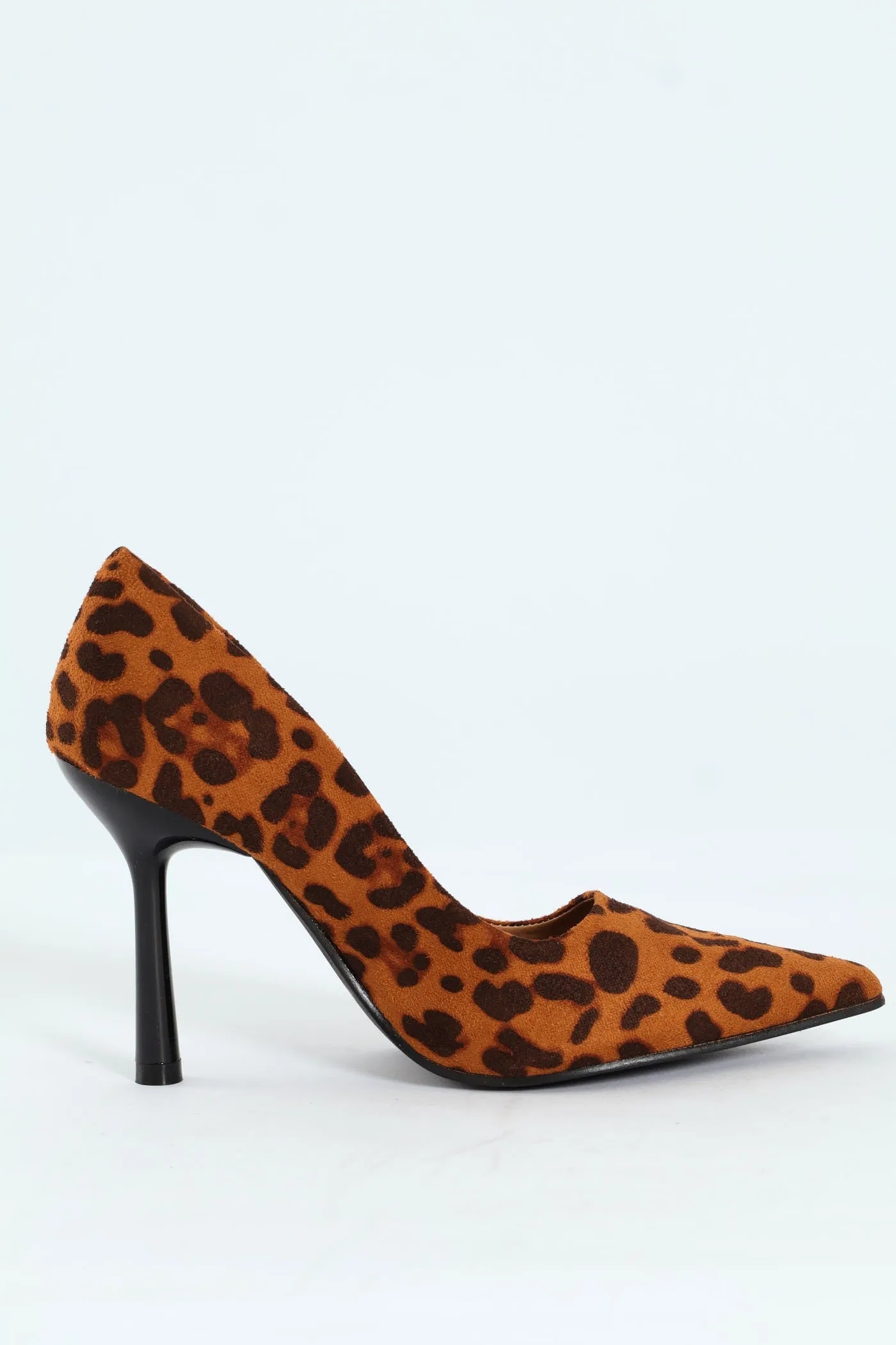 Pointed Toe Court Stiletto Heel - Animal Print sold by Edgars product image thumbnail 4