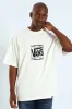 Wide Loose Short Sleeve Tee - Off White sold by Edgars