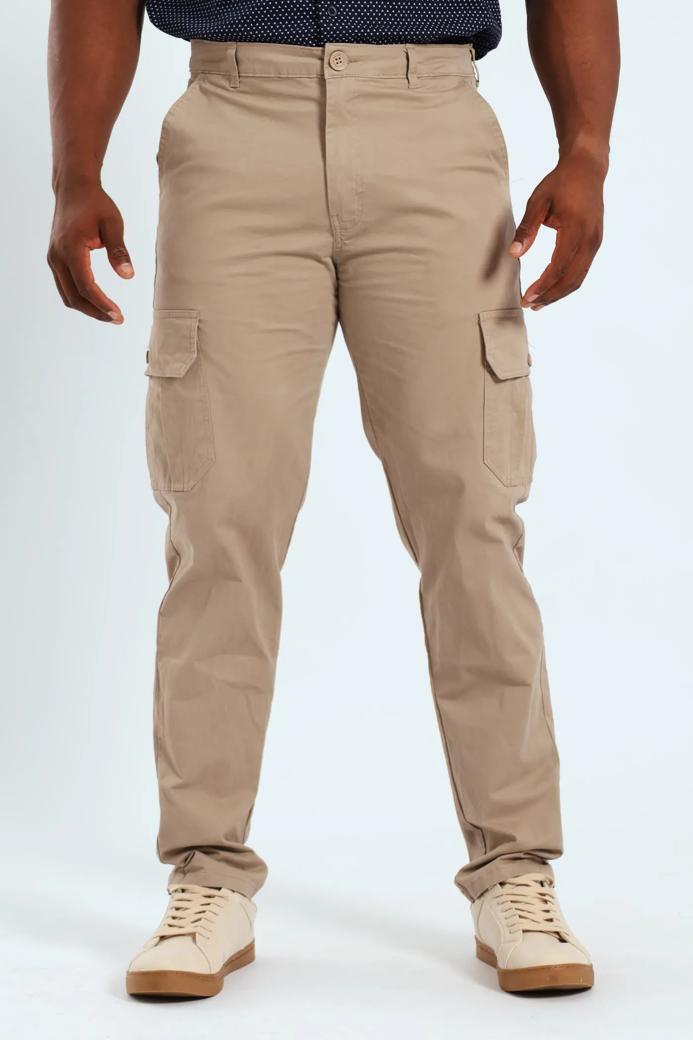 Cargo Pocket Pant - Taupe sold by Edgars