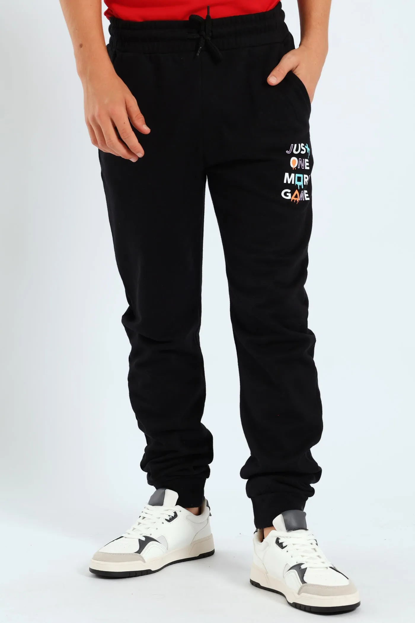 Boys Gamer Jogger - Black sold by Edgars