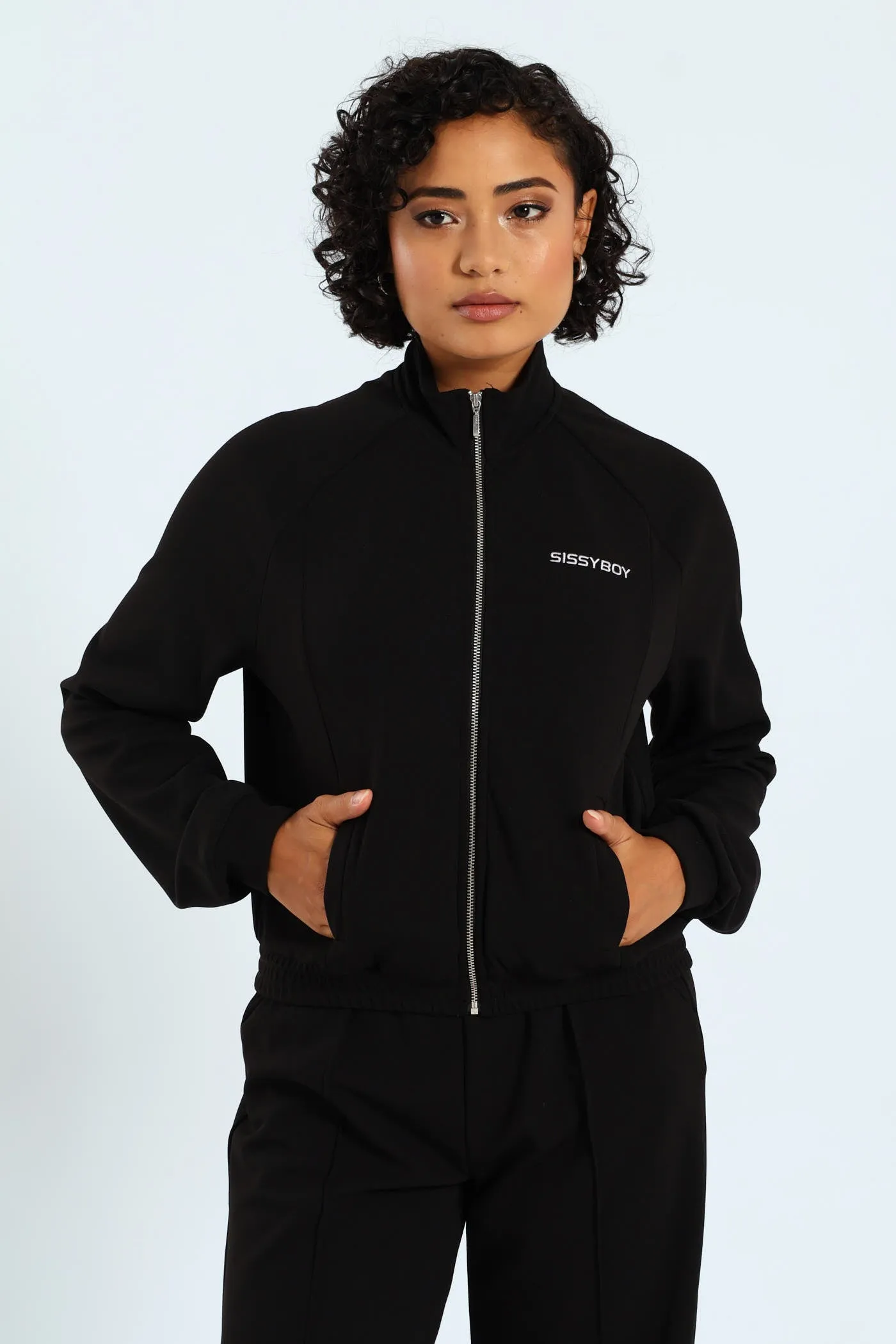 Sporty Cropped Jacket - Black sold by Edgars
