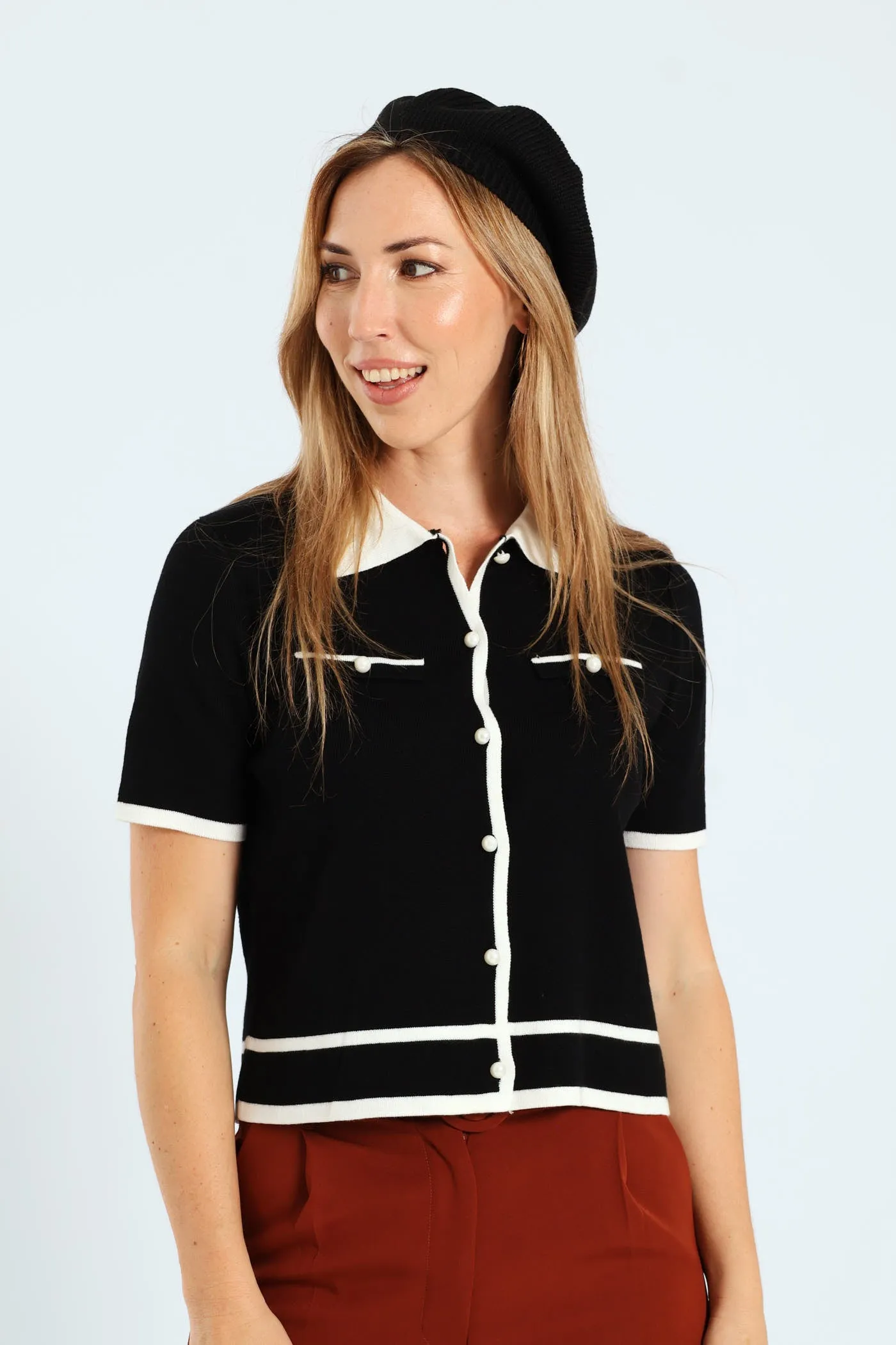 Fine Knitted Beret - Black sold by Edgars product image thumbnail 4