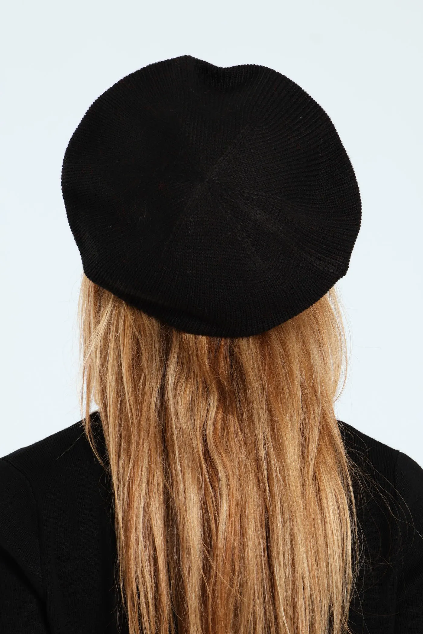 Fine Knitted Beret - Black sold by Edgars product image thumbnail 2