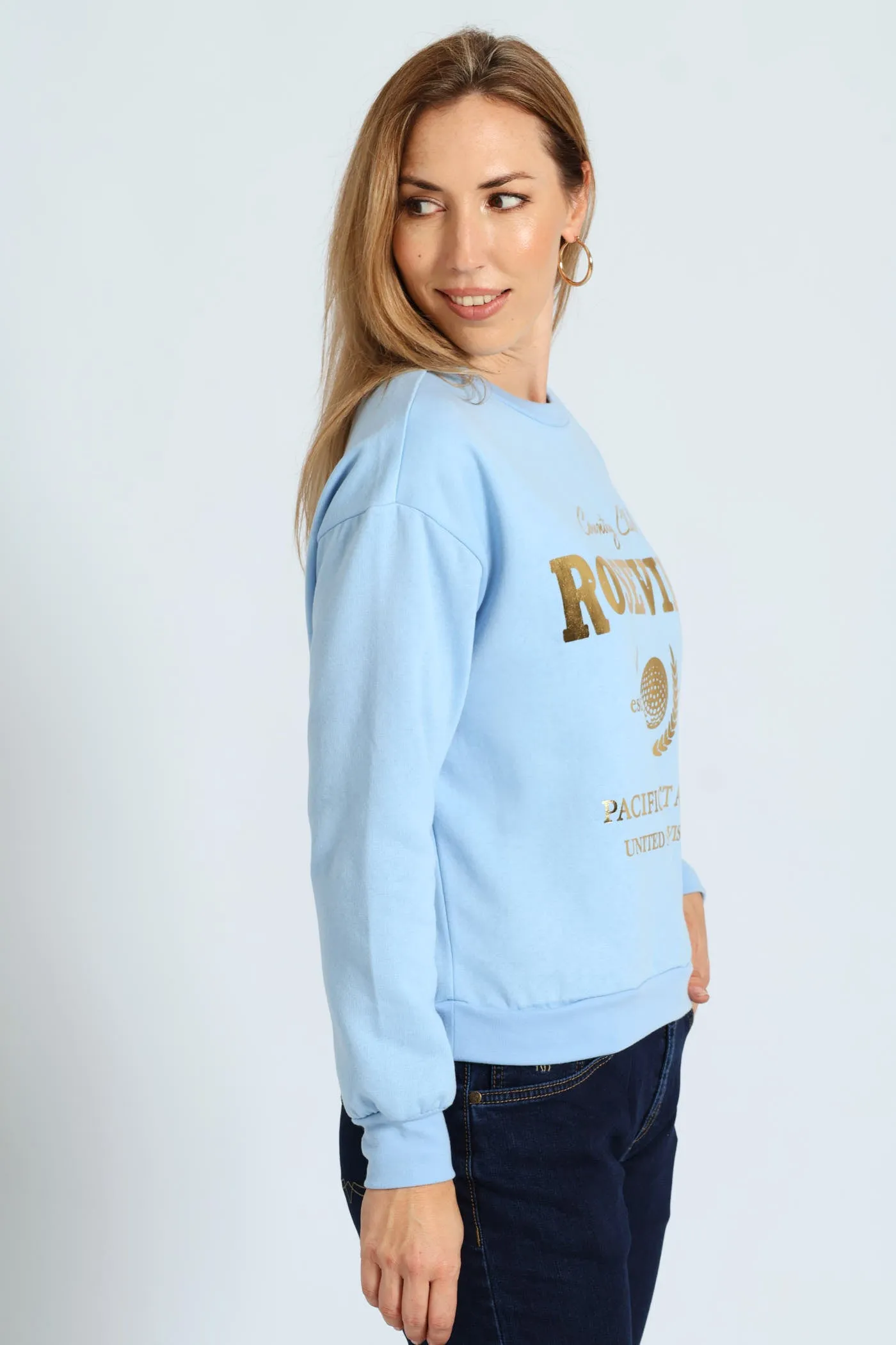 Printed Screen Pullover - Pale Blue sold by Edgars product image thumbnail 2