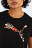 Graphics Floral Puma Logo Tee - Black sold by Edgars