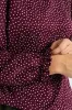 Long Sleeve Puff Sleeve Blouse - Plum sold by Edgars 