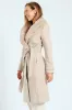 Diana Fur Collar Coat - Oatmeal sold by Edgars 