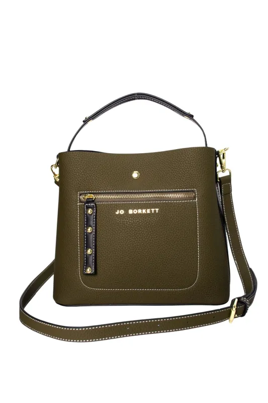 Elexi-Zip Front Bag - Olive sold by Edgars