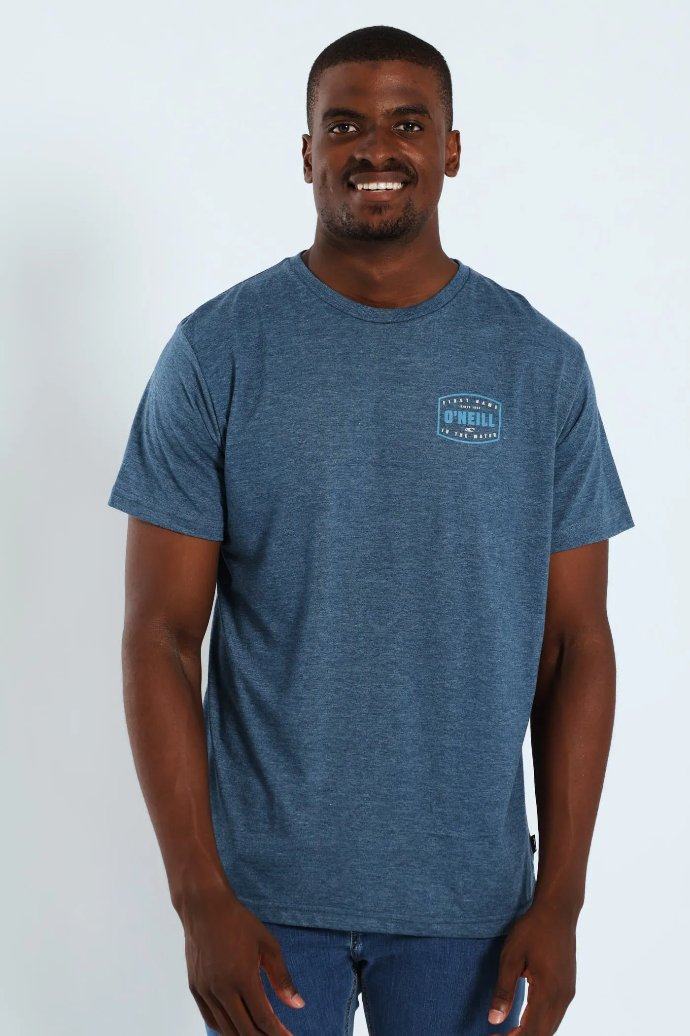 Stamped Tee - Blue sold by Edgars