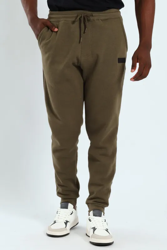 Basic Fleece Jogger - Fatigue sold by Edgars
