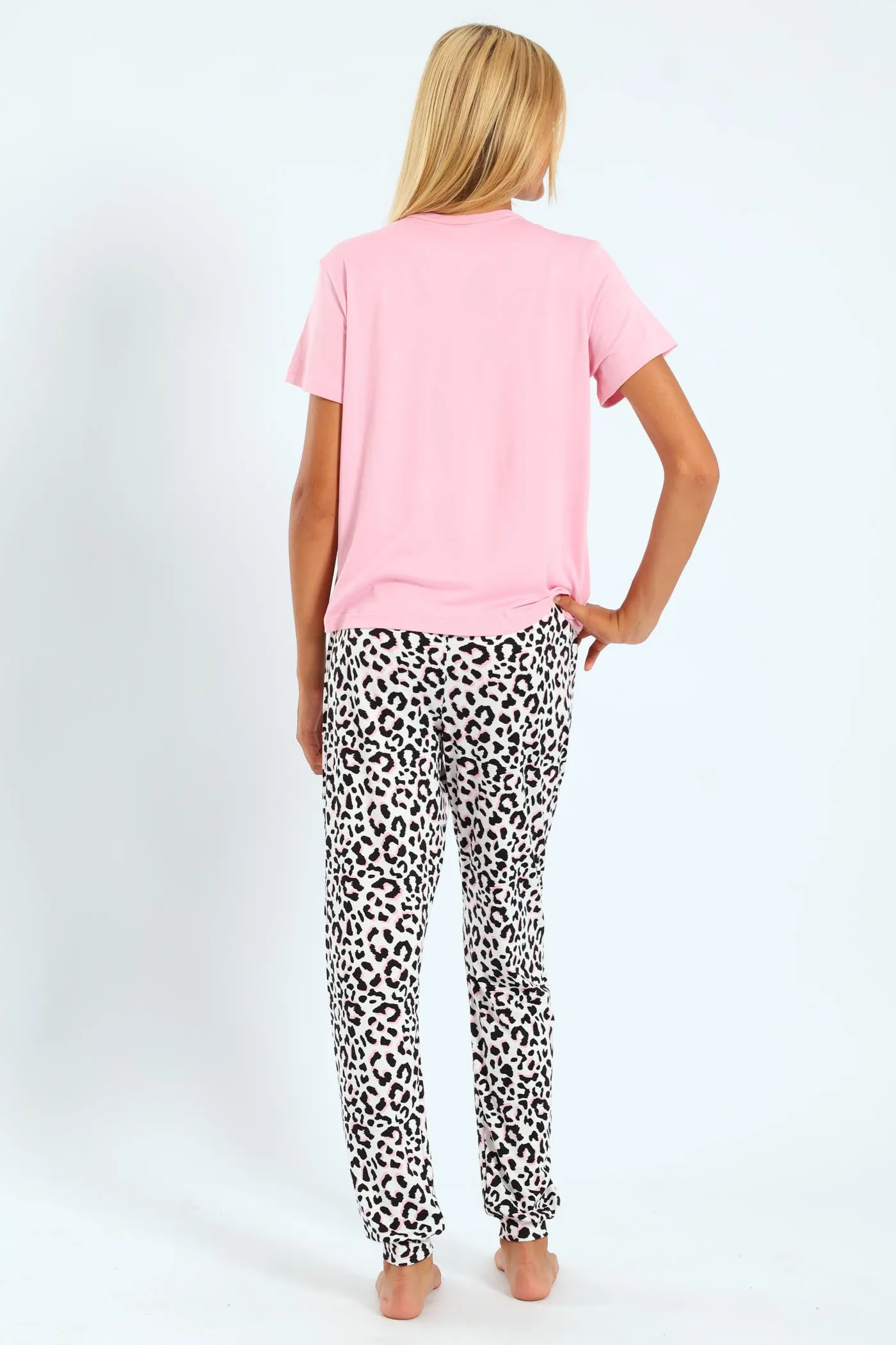 Girls Spots Short Sleeve Sleep Set - Pink sold by Edgars product image thumbnail 3